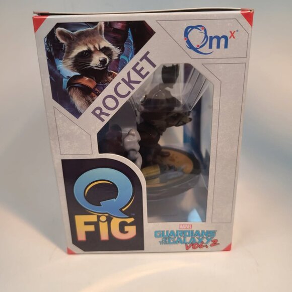 Q Fig Marvel Guardians of The Galaxy Vol. 2 - Rocket Raccoon & Groot Figurine - Picture 2 of 6